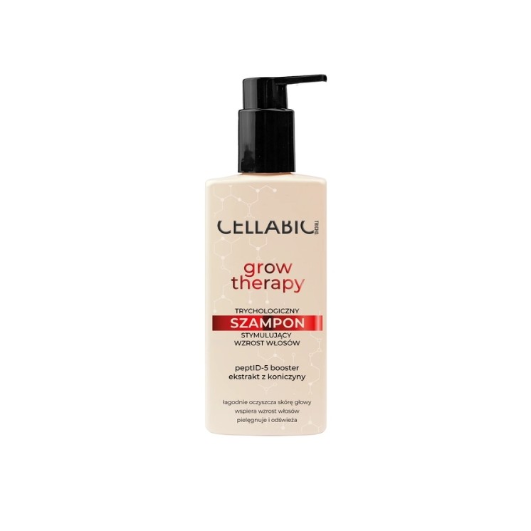 Cellabic Grow Therapy Trychologiczny szampon stymulujący wzrost włosów 300 ml