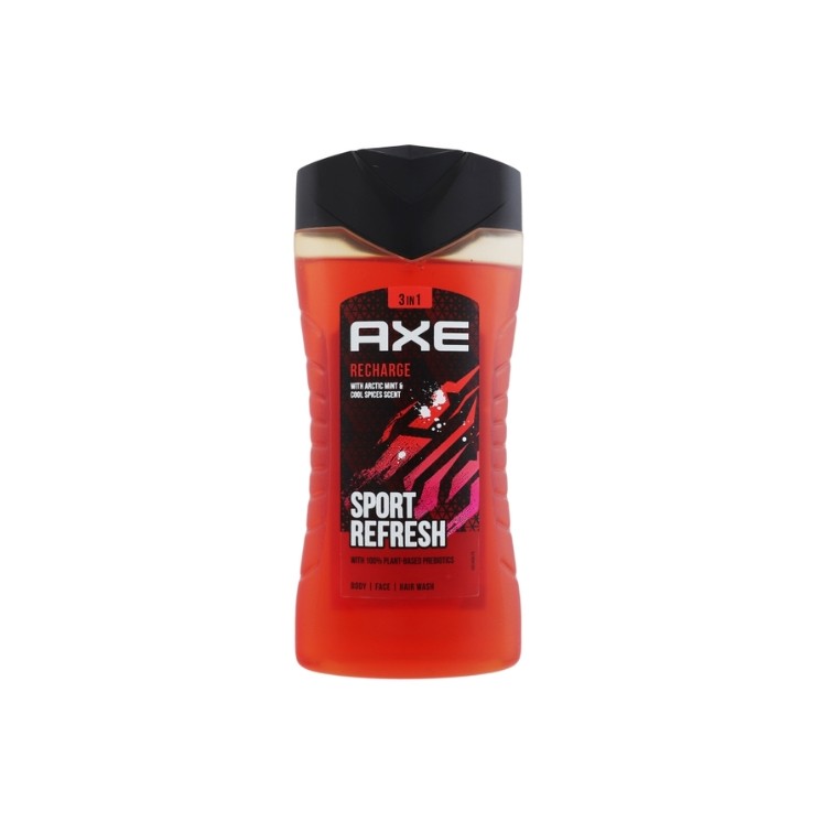 Gel douche Axe 3-en-1 Sport Refresh 250 ml