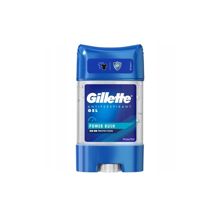 Gillette Antyperspirant w żelu Power Rush 70 ml