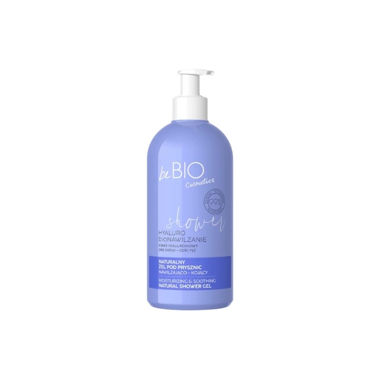 BeBio Cosmetics Naturalny żel pod prysznic nawilżająco – kojący HYALURO bioNAWILŻANIE 350 ml