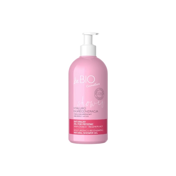 BeBio Cosmetics Naturalny żel pod prysznic HYALURO bioREGENERACJA nawilżająco – regenerujący 350 ml
