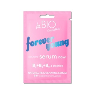 Натуральна омолоджувальна сироватка для обличчя BeBio Cosmetics FOREVER YOUNG NOW! 8 мл Натуральна омолоджувальна сироватка для обличчя BeBio Cosmetics FOREVER YOUNG NOW! 8 мл