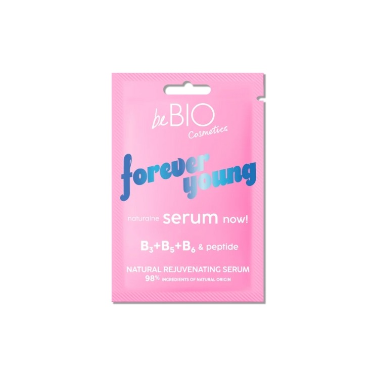 BeBio Cosmetics FOREVER YOUNG Naturalne odmładzające serum do twarzy NOW! 8 ml