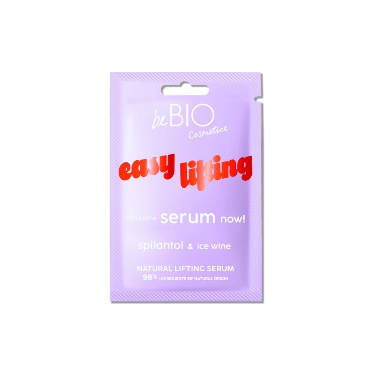 BeBio Cosmetics EASY LIFTING Naturalne liftingujące serum do twarzy NOW! 8 ml