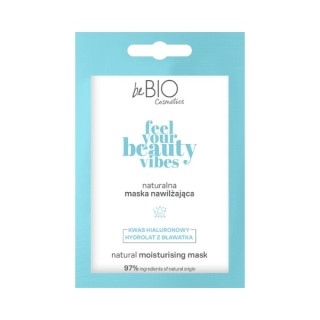 BeBio Cosmetics Naturalna maska nawilżająca do twarzy Feel Your Beauty Vibes 10 ml