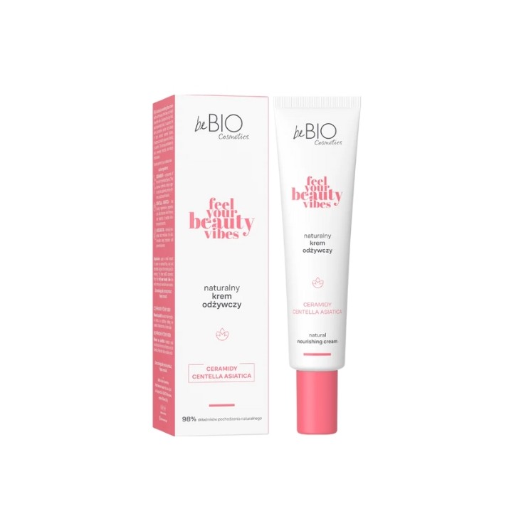 BeBio Cosmetics Krem do twarzy odżywczy FEEL YOUR BEAUTY VIBES 40 ml