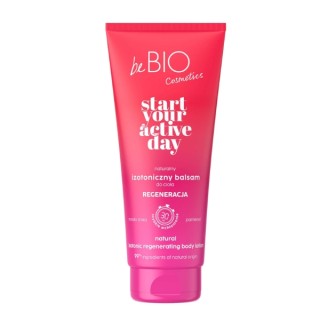 BeBio Cosmetics Naturalny izotoniczny Balsam do ciała START YOUR ACTIVE DAY Regeneracja 200 ml