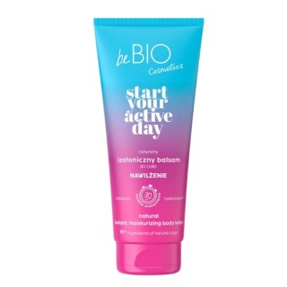 BeBio Cosmetics Naturalny izotoniczny Balsam do ciała START YOUR ACTIVE DAY Nawilżenie 200 ml