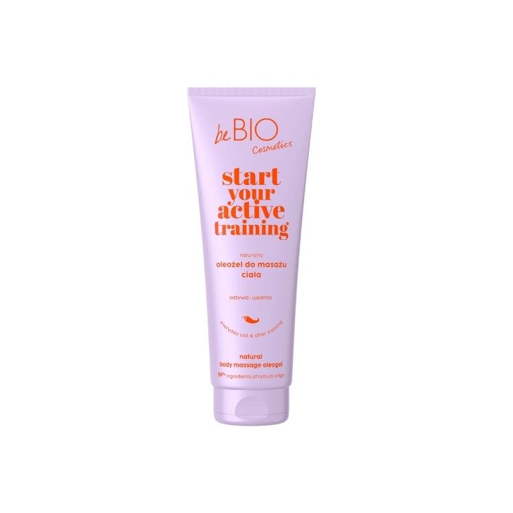 BeBio Cosmetics Naturalny Oleożel do masażu START YOUR ACTIVE TRAINING 250 ml