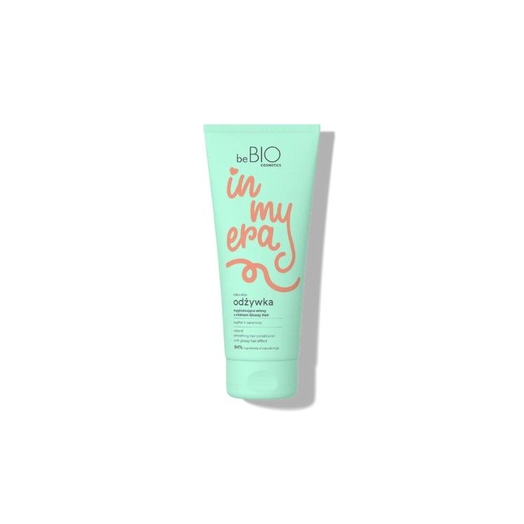 BeBio Cosmetics IN MY ERA Naturalna odżywka wygładzająca włosy z efektem Glossy Hair 200 ml