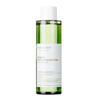 Mary&May Vegan CICA Tea Tree AHA PHA Vegan Toner Кислотний тонік 200 мл