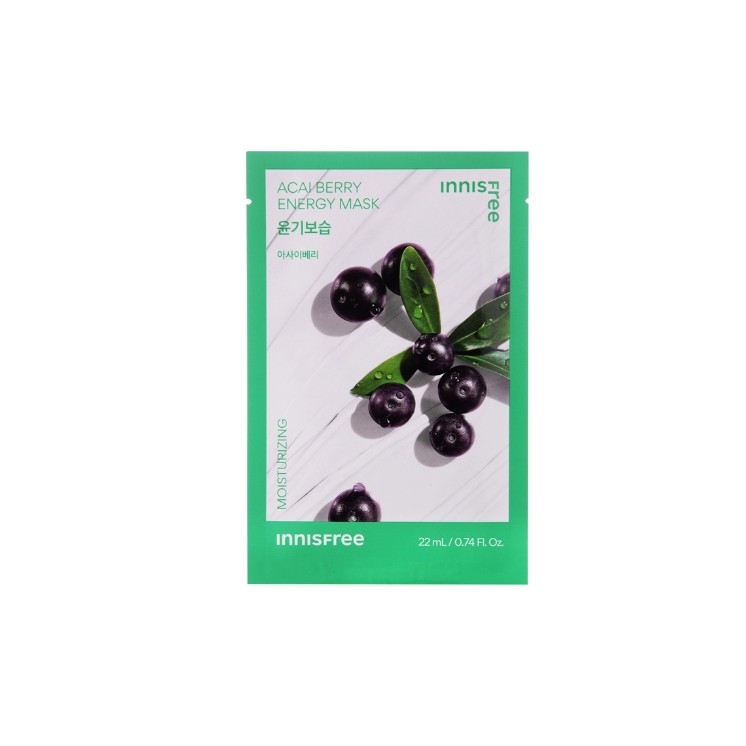 Innisfree Squeeze Energy Mask Acai Berry Moisturizing Sheet Mask 22 ml