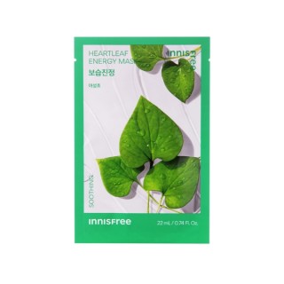 Innisfree Squeeze Energy Mask Masque en tissu apaisant Heartleaf 22 ml Innisfree Squeeze Energy Mask Masque en tissu apaisant Heartleaf 22 ml