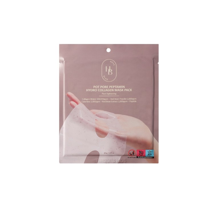 Heveblue Pot Pore Peptamin Hydro Collagen Mask Collagen mask tightening pores 1 piece 35 g