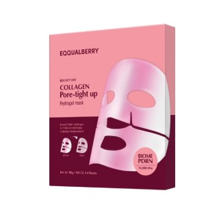 Eqqualberry Collagen Pore Tight Up Hydrogel Mask set van collageen poriënverstrakkende gezichtsmaskers 4x30 g
