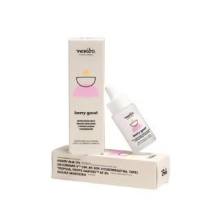 Resibo Berry Goed gladmakend zuurserum met ceramidecomplex 30 ml Resibo Berry Goed gladmakend zuurserum met ceramidecomplex 30 ml