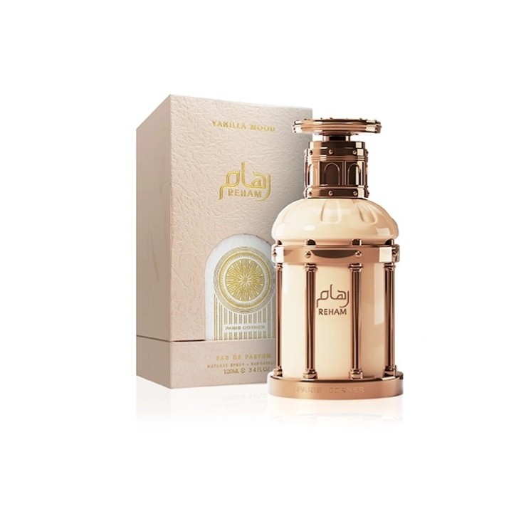 Paris Corner Reham Vanilla Mood Unisex Eau de Parfum voor dames en heren 100 ml Paris Corner Reham Vanilla Mood Unisex Eau de Parfum voor dames en heren 100 ml