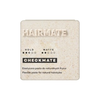 Hairmate Checkmate Fixing, flexibele haarpasta voor natuurlijke kapsels 75 g