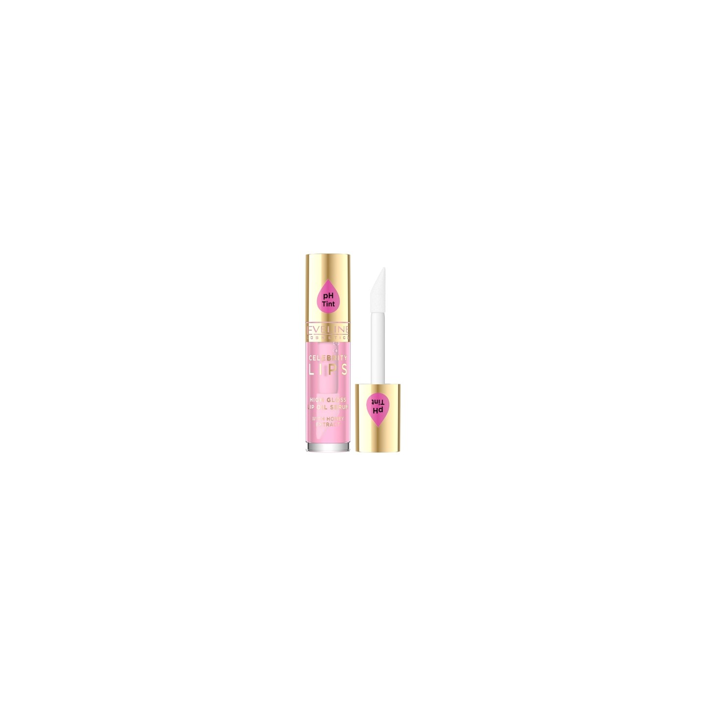 Huile à lèvres Eveline Celebrity Lips - Sérum pour les lèvres /02/ Rose 5 ml Huile à lèvres Eveline Celebrity Lips - Sérum pour les lèvres /02/ Rose 5 ml
