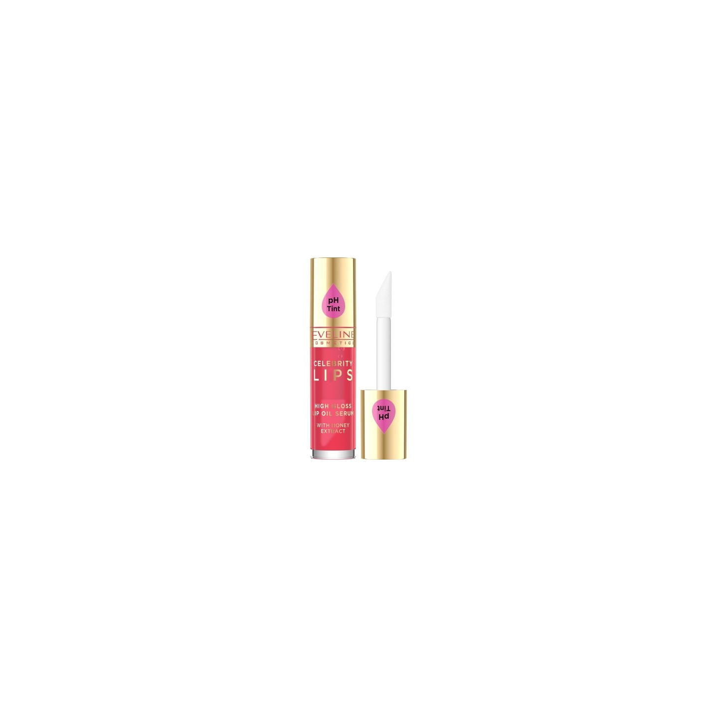 Huile-sérum pour les lèvres Eveline Celebrity Lips /04/ Red 5 ml Huile-sérum pour les lèvres Eveline Celebrity Lips /04/ Red 5 ml