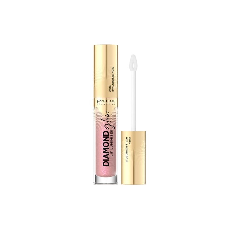 Eveline Diamond Glow Lip Luminizer Lip Gloss with Hyaluronic Acid /08/ 5 ml