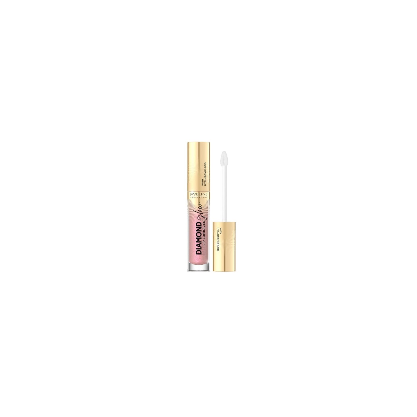 Eveline Diamond Glow Lip Luminizer Lipgloss met hyaluronzuur /08/ 5 ml Eveline Diamond Glow Lip Luminizer Lipgloss met hyaluronzuur /08/ 5 ml