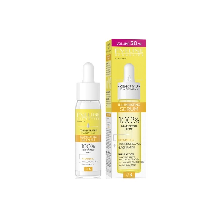 Eveline Concentrated Formula Dag- en Nachtgezichtsserum Verhelderend 30 ml Eveline Concentrated Formula Dag- en Nachtgezichtsserum Verhelderend 30 ml