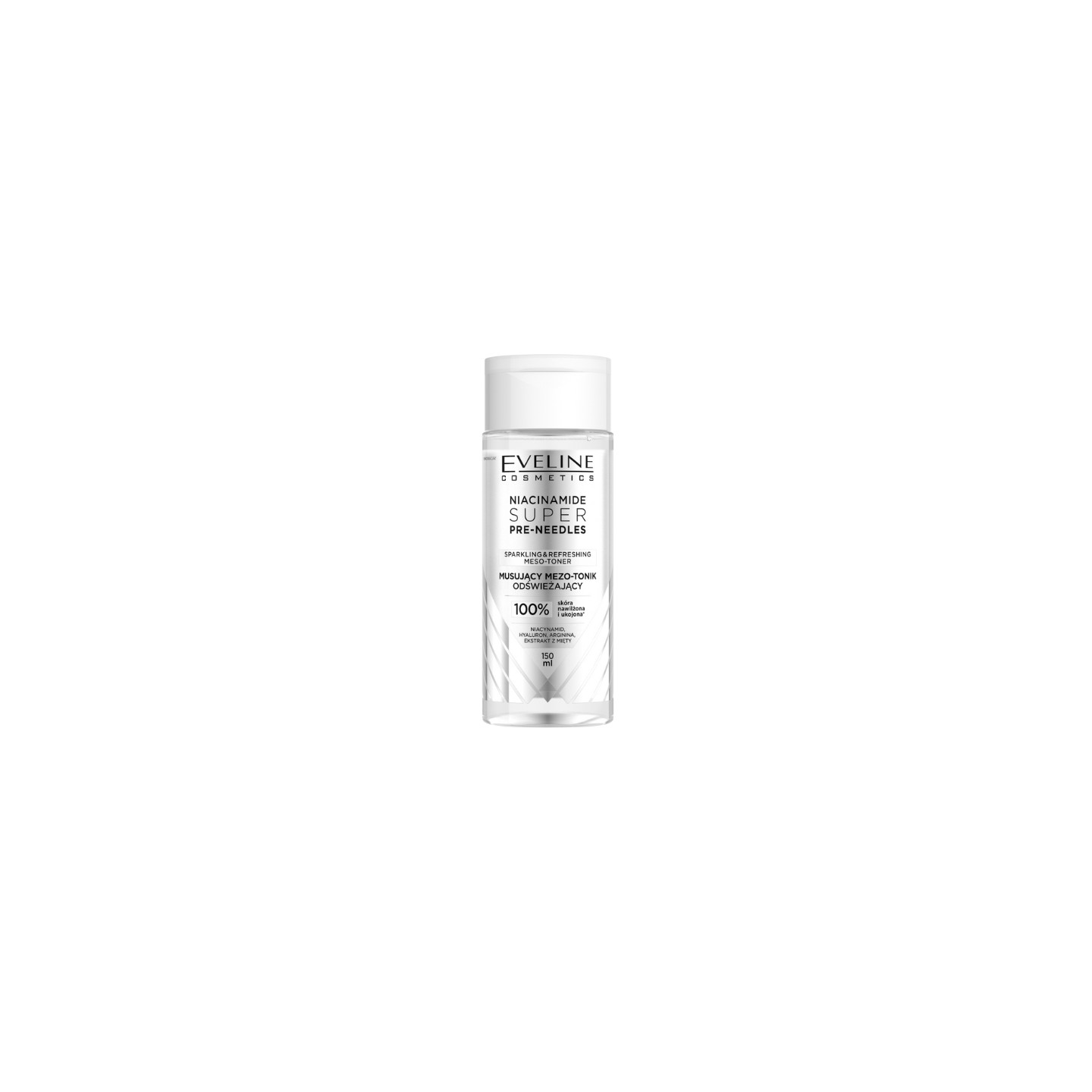 Eveline Niacinamide Super Pre-Needles Effervescent Refreshing Meso-Tonic for the Face 150 ml Eveline Niacinamide Super Pre-Needles Effervescent Refreshing Meso-Tonic for the Face 150 ml