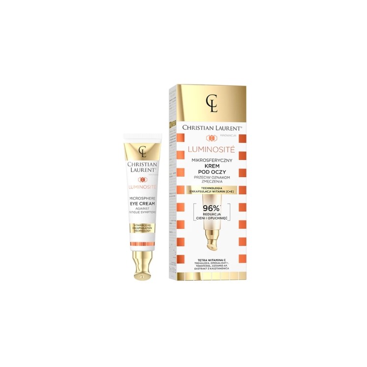 Crème contour des yeux Christian Laurent Luminosite Microsphere contre les signes de fatigue 15 ml