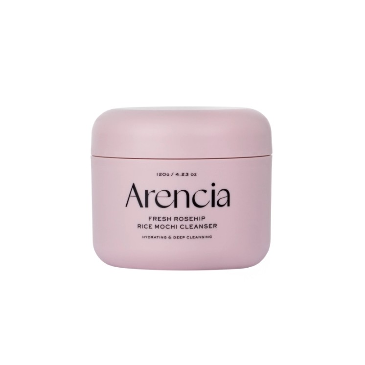 Заспокійлива паста для очищення обличчя Arencia Fresh Rosehip Rice Mochi Cleanser 120 г
