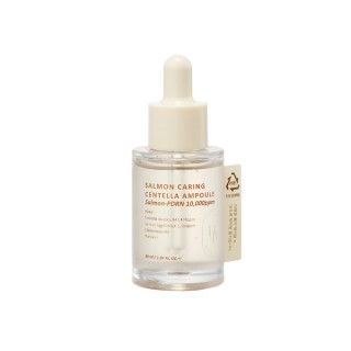 Heveblue Salmon Caring Centella Ampoule rewitalizująca Ampułka do twarzy 30 ml Heveblue Salmon Caring Centella Ampoule rewitalizująca Ampułka do twarzy 30 ml