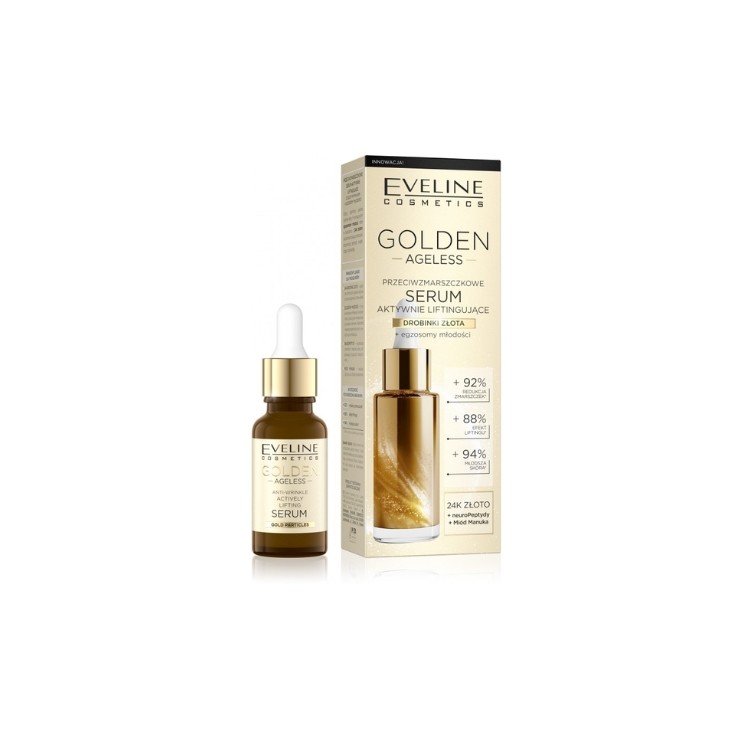 Сироватка для обличчя Eveline Golden Ageless Active Lifting 18 мл