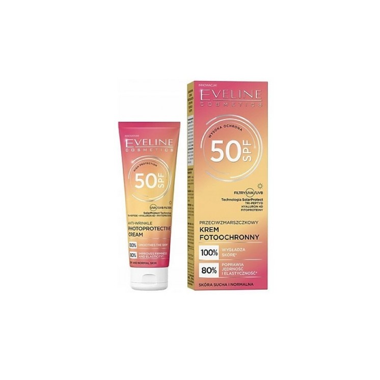 Eveline Anti-rimpel gezichtscrème met fotobescherming SPF50 30 ml