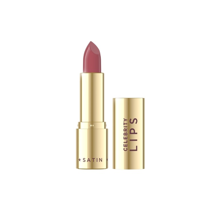 Rouge à lèvres Eveline Celebrity Lips au fini satiné crémeux /516/ Sienna (1 pièce)