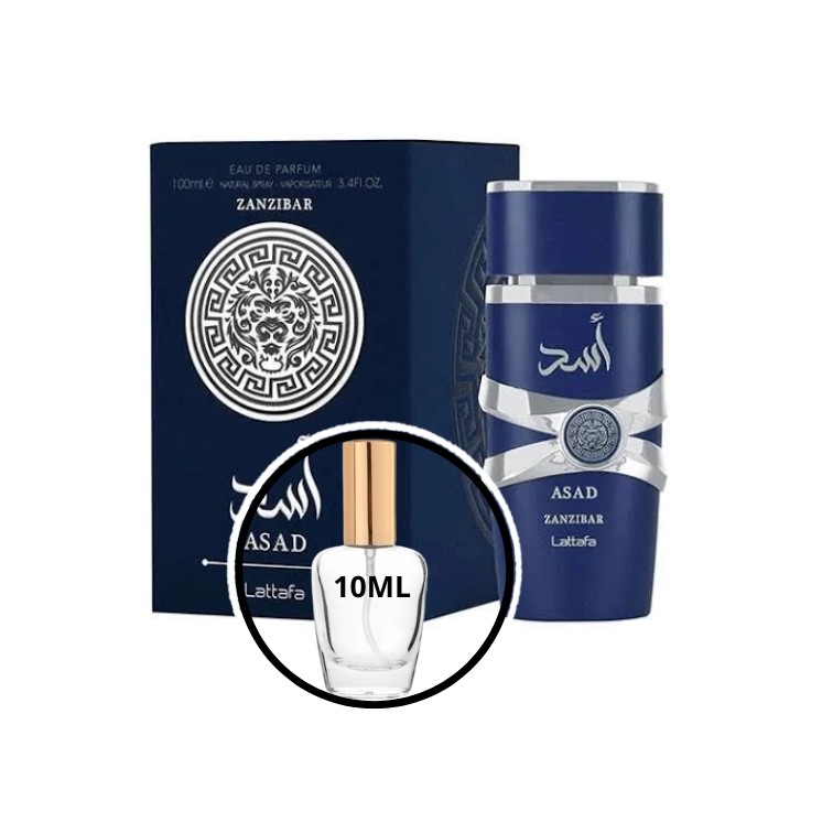 Lattafa Asad Zanzibar Eau de Parfum für Männer 10 ml