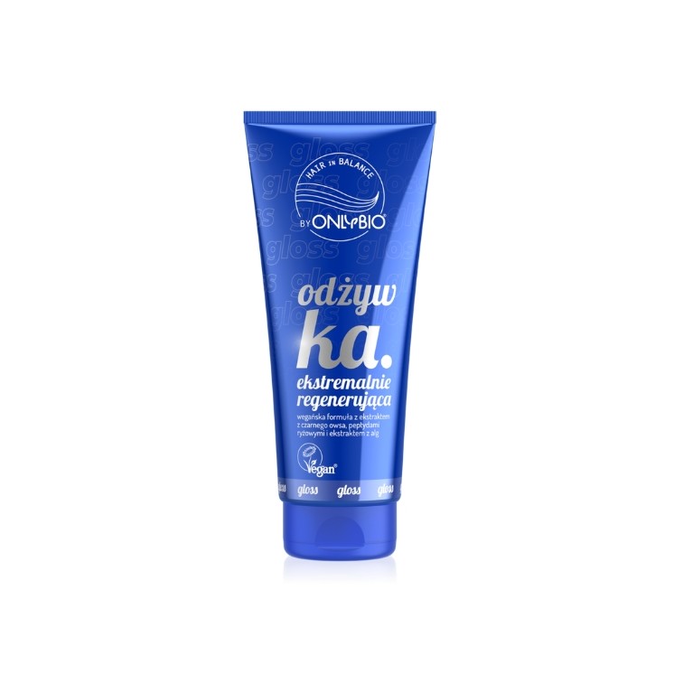 Après-shampoing régénérant ultra-efficace ONLYBIO Hair in Balance Volume 200 ml