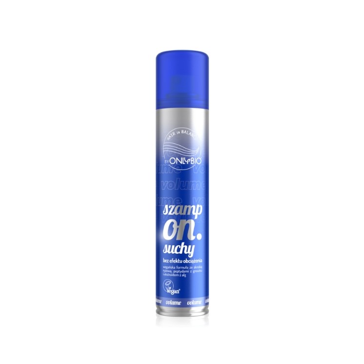 ONLYBIO Hair in Balance Volumen-Trockenshampoo ohne Beschwerungseffekt, 200 ml
