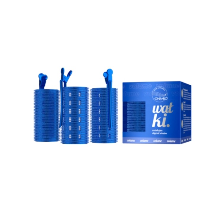 ONLYBIO Hair in Balance Volume, rouleaux de modelage pour cheveux, lot de 3, 4 x 9 cm
