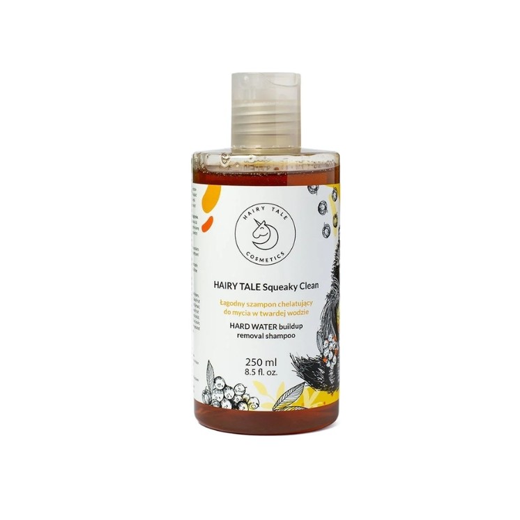 Hairy Tale Squeaky Clean łagodny Szampon chelatujący do mycia w twardej wodzie 250 ml 