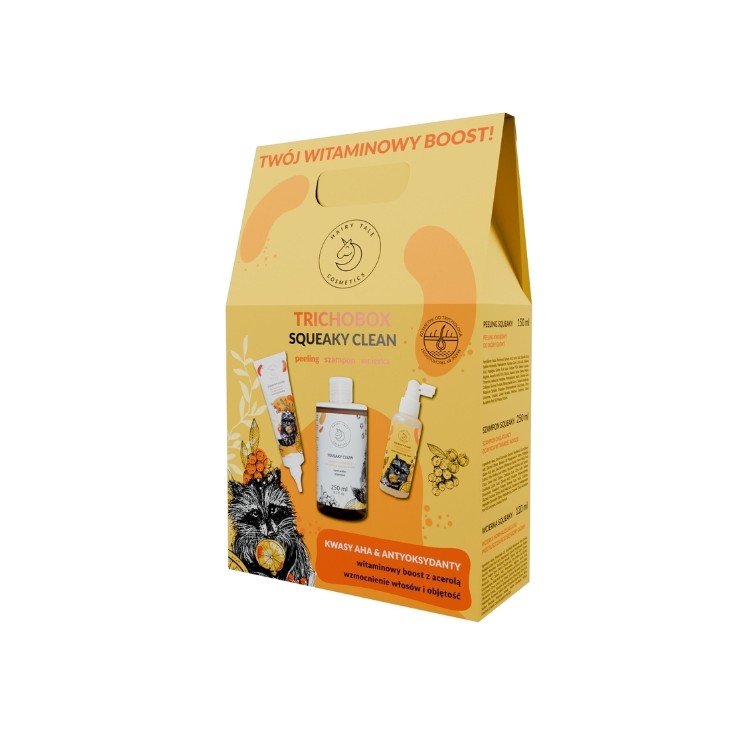 Набір Hairy Tale Squeaky Clean Trichobox : Peeling 150 мл + Шампунь 250 мл + Лосьйон 120 мл