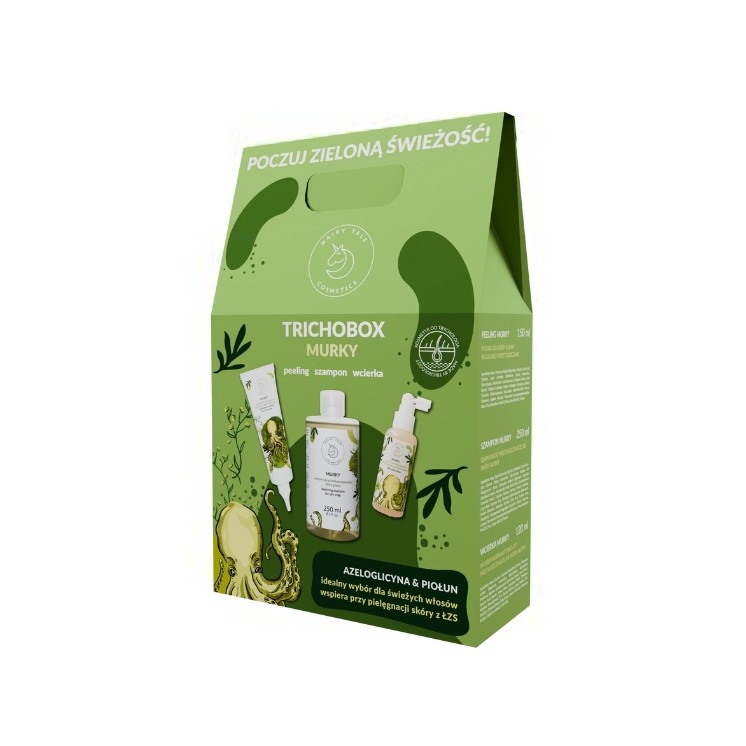 Coffret Hairy Tale Murky Trichobox : Peeling 150 ml + Shampoing 250 ml + Lotion 120 ml