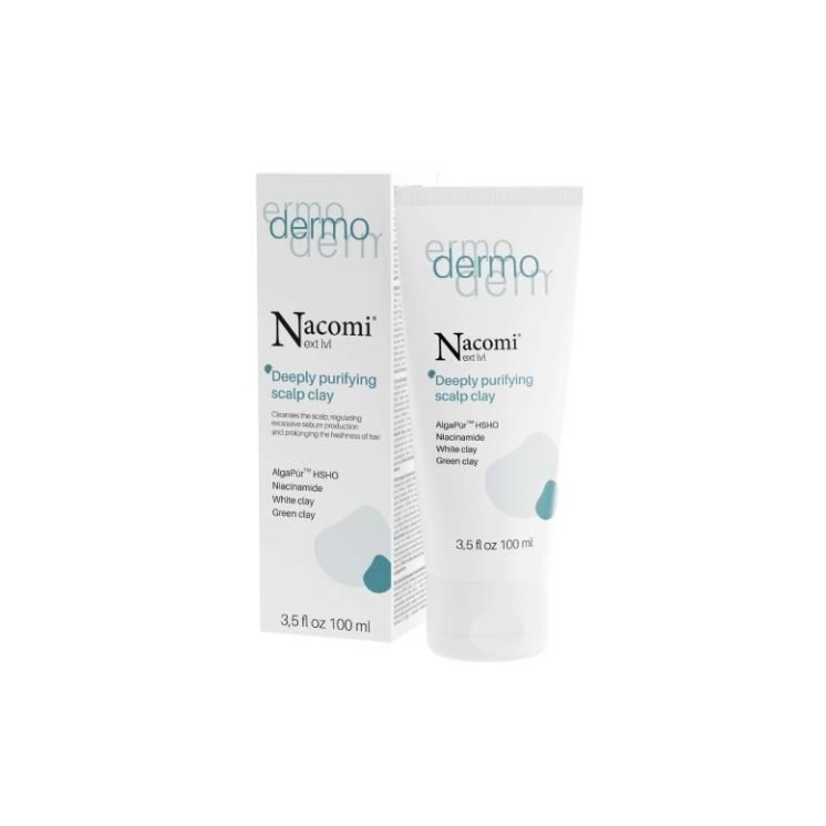 Nacomi Next Level Dermo Peeling Clay voor de hoofdhuid 100 ml