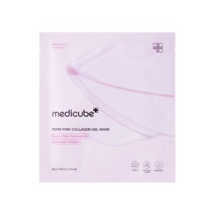 Medicube PDRN Pink Collagen Jelly Gel Mask Firming hydro gel gezichtsmasker 1 stuk 28g