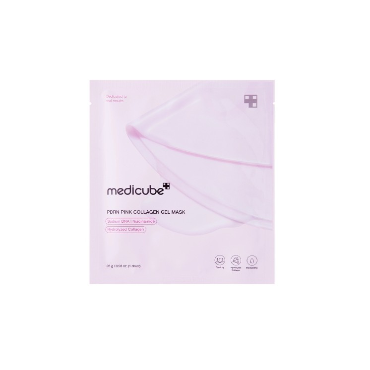 Зміцнююча hydro маска для обличчя Medicube PDRN Pink Collagen Jelly Gel Mask 1 шт. 28 г