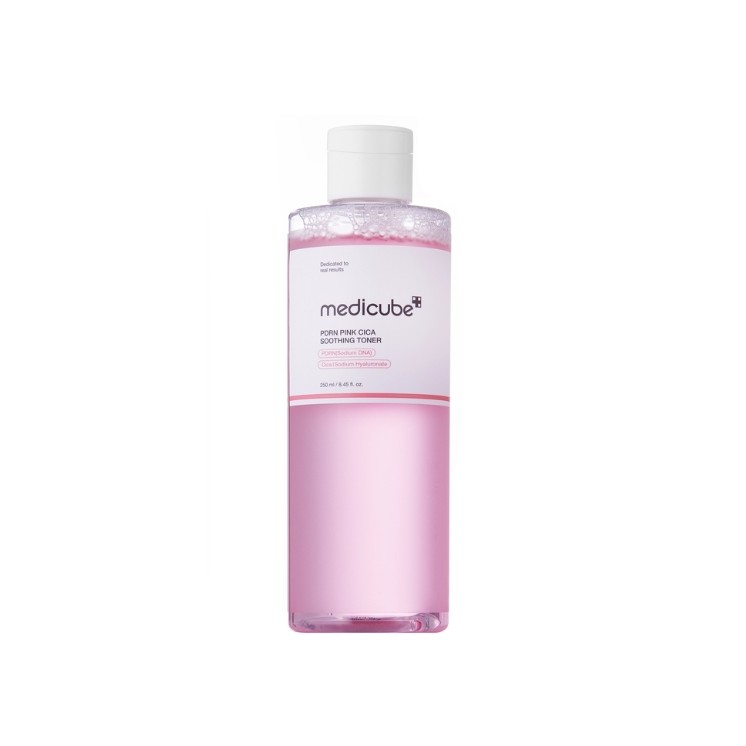 Зволожувальний та освітлюючий тонік для обличчя Medicube PDRN Pink Cica Soothing Toner 250 мл