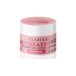 Гель для нарощування Natural нігтів Claresa Soft & Easy 45 г