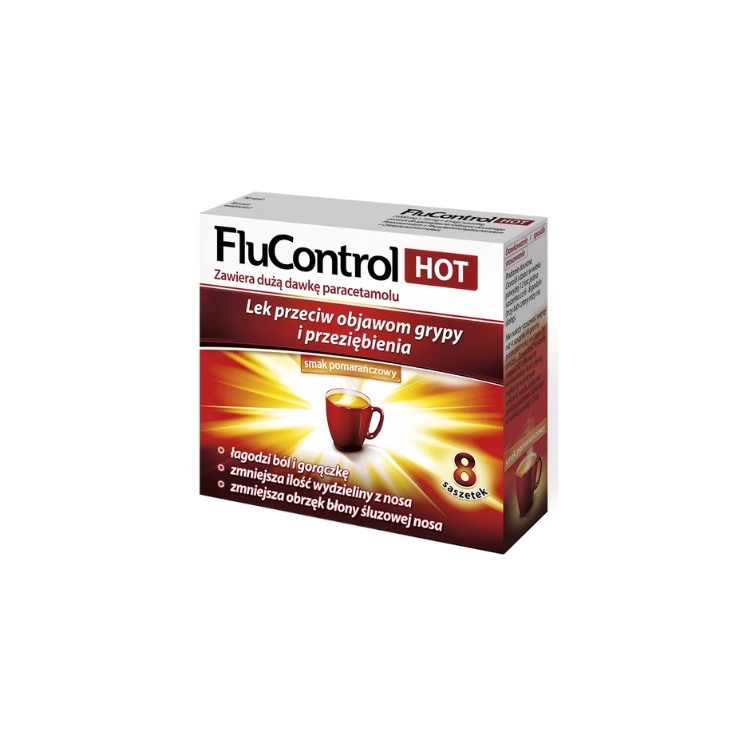 FluControl Hot 8 saszetek