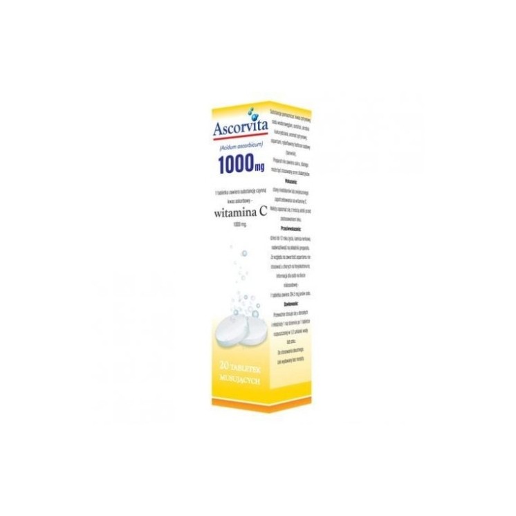 Ascorvita 1000 mg 20 bruistabletten