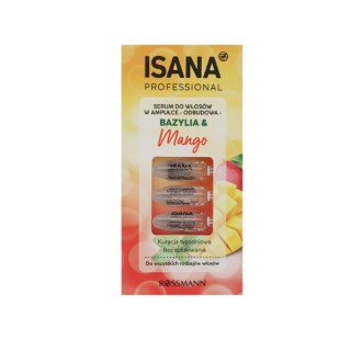 Isana Professional Basil & Mango Hair Serum in Ampoules 7x3ml