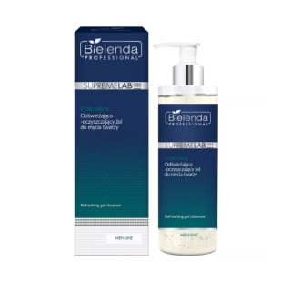 Bielenda Professional SUPREMELAB Men Line Refreshing and Cleansing Facial Wash Gel 200 ml